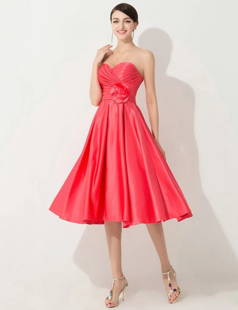coral color evening gowns