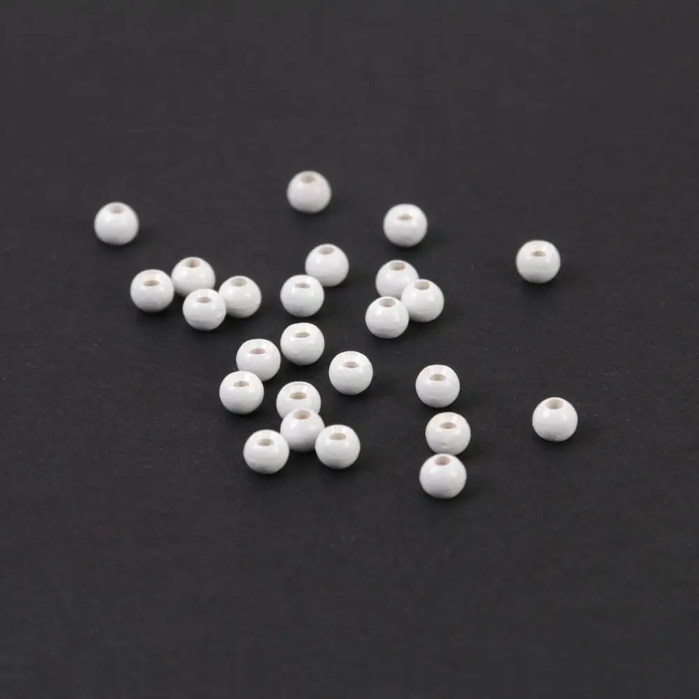 Maximumcatch бусины для завязывания мух 25 штук 4,6 мм вольфрамовые шарики для Нимфы материал для завязывания мух - Цвет: Fluo White 25pcs