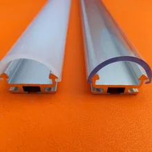 RA-099; 1 м длинный светодиодный алюминиевый профиль(анодированный серебряного цвета цвет) с крышкой ПК; для flexibe или жесткий светодиодный полоски
