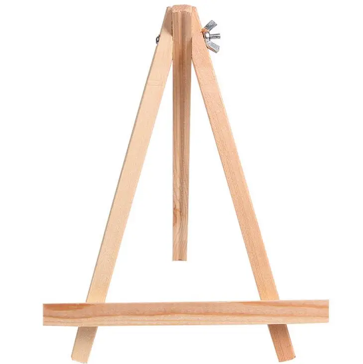 

10pcs Mini Wooden Art Painting Holder Artwork Display Novelty Easels Drawing Boards For Party Wedding School Office Decoration