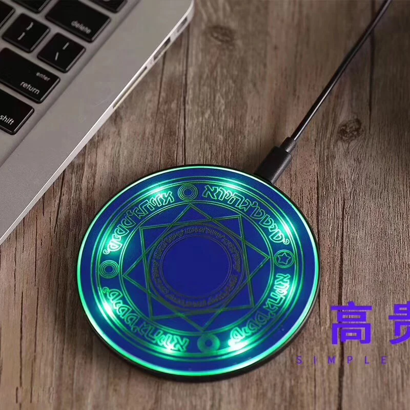 XIN MUM комиксов Магия массив Беспроводной Зарядное устройство 10 Вт Magic Circle Qi