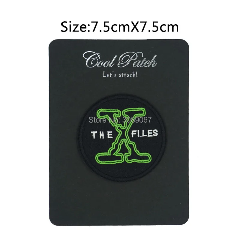 3 X-Files I Want To Believe Movie TV Series Embroidered sew on iron on patch cosplay transfer COMICS APPLIQUE