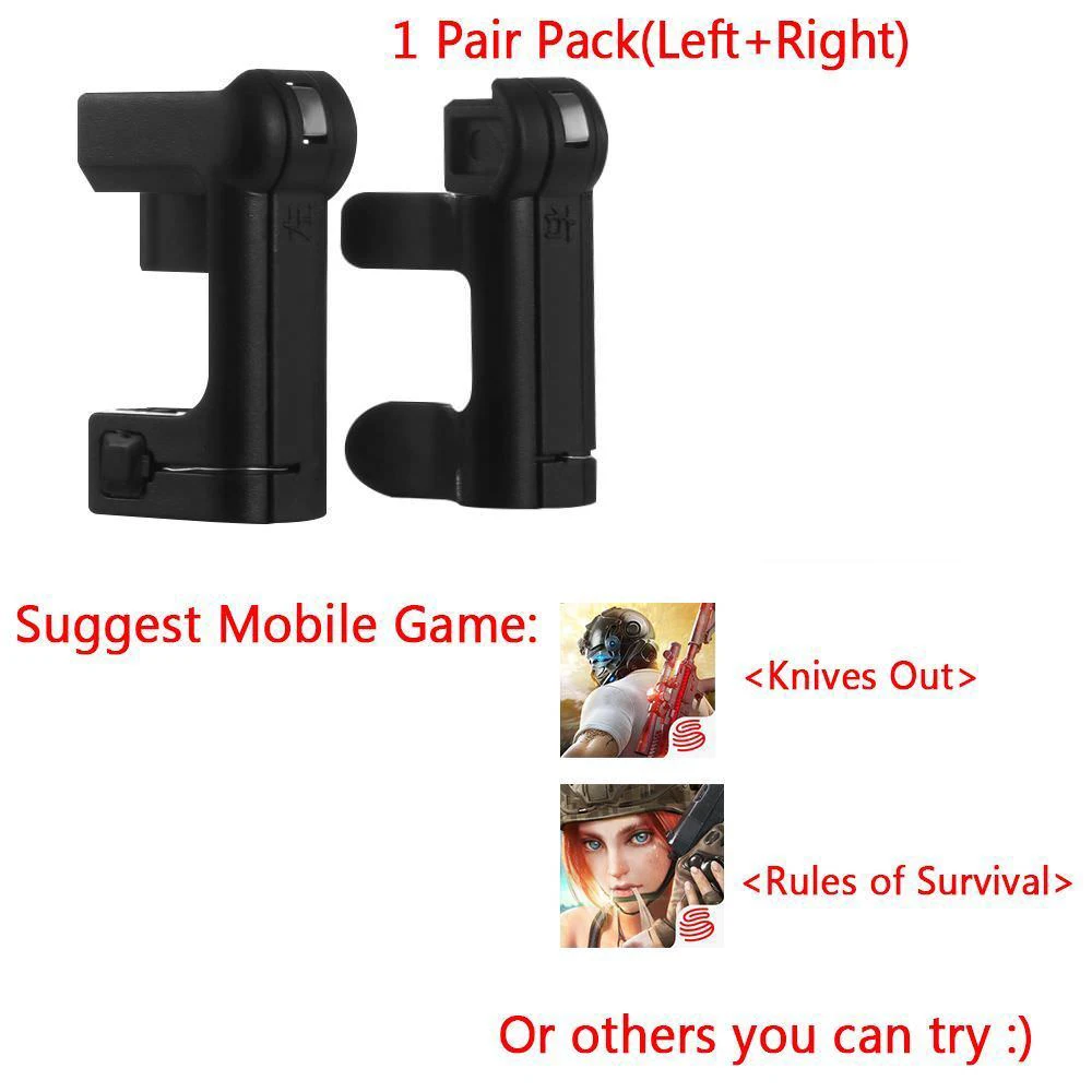 Free Fire PUBG Mobile Game Shoot Button Trigger L1 R1 Joystick Gamepad Rules of Survival Knives Out STG FPS For iPhone Android Free Fire PUBG Mobile Game Shoot Button Trigger L1 R1 Joystick Gamepad Rules of Survival Knives Out STG FPS For iPhone Android