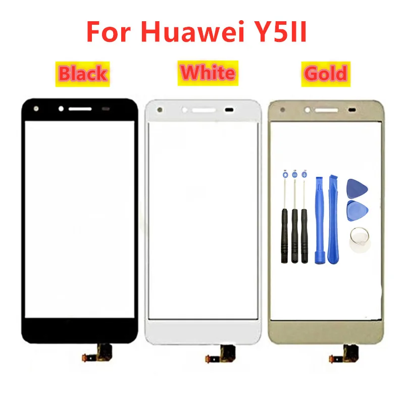 Для huawei Y5 II Сенсорная панель экран для huawei Y5 ii стеклянный экран Y5ii сенсорный экран дигитайзер сенсор CUN-L01 U29 L23 L03 L21 L22