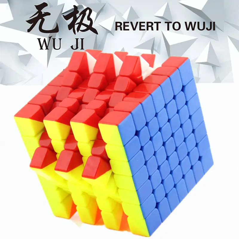 QIYI WUJI 7X7 магический куб, 7X7 Рафинированный для соревнований скоростной куб, магические скоростные Кубики Игрушки для мальчиков