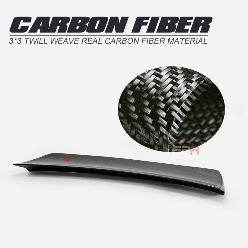 

Car Accessories For Kia Stinger EPA Style Carbon Fiber Rear Spoiler Glossy Finish Trunk Wing Lip Fibre Splitter Bootlid Kit Trim