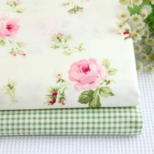 Ширина 160 см* 50 см деревенская Роза сетка хлопок ткань постельные принадлежности наволочки занавески для детского шитья одеяло tecidos Лоскутные тканевые салфетки