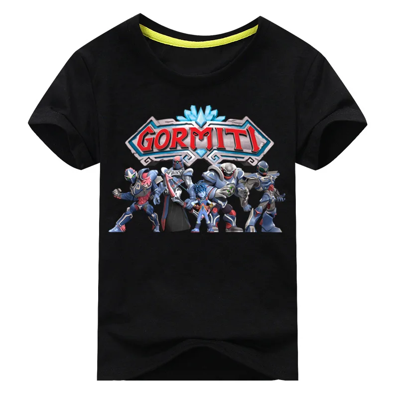 Gormiti/футболки игровые футболки для мальчиков и девочек Детские футболки с забавным 3D принтом с героями мультфильмов детские футболки, костюм DX185