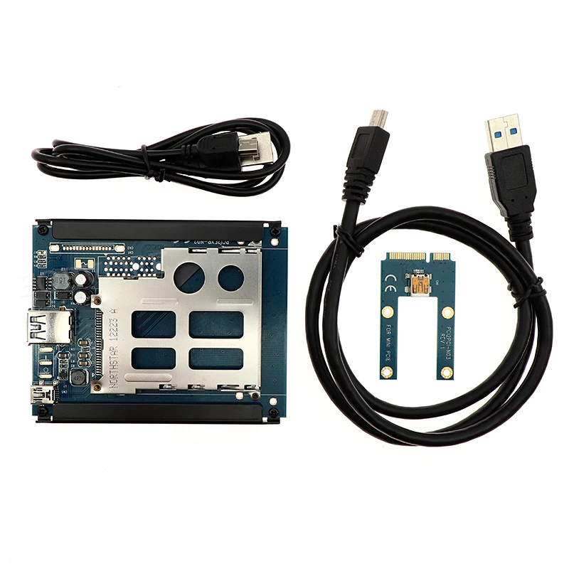 Half / Full Size Mini PCI e USB 2.0 To ExpressCard 54 / 34 slot Adapter PCI express mini Card to