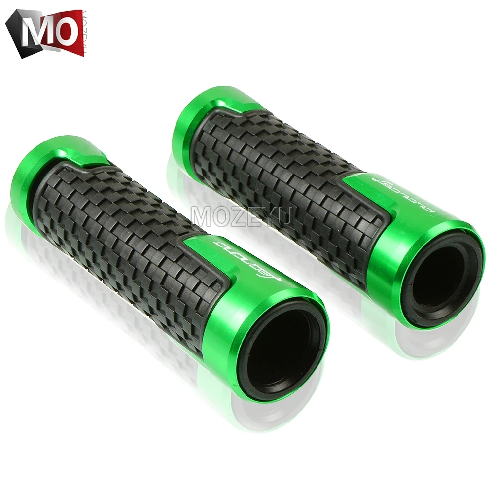 Green 7/" 22 мм руль мотоцикла, аксессуары рукоятки «Грипсы» для Benelli Leoncino 500 Leoncino500 LeonineX - Цвет: Green