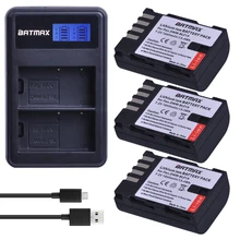 3X DMW BLF19 DMW BLF19E DMW BLF19PP BLF19E Battery LCD Dual Charger for Panasonic Lumix GH3