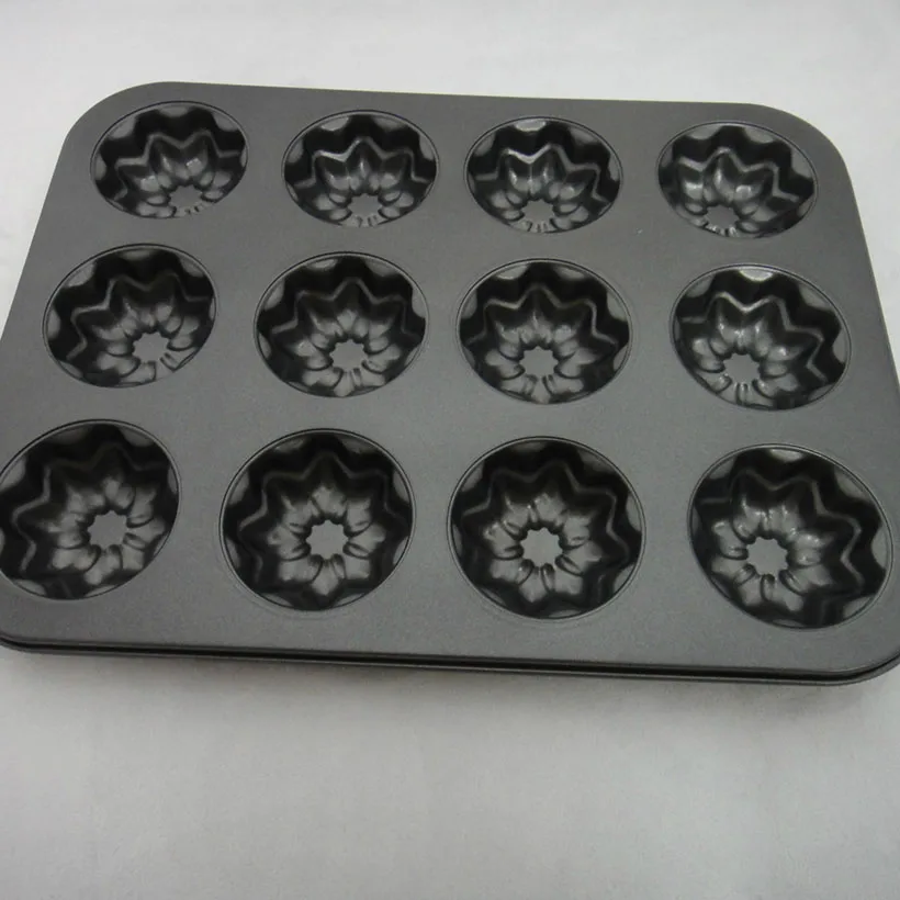 Cake Kitchen Bakeware 12 Mini Cup Cupcake Shaped Cake Pan