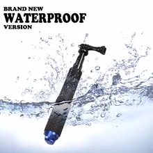 49 см gopro selfie stick алюминиевый выдвижная полюс сложенном водонепроницаемый для gopro hero sj4000 sj5000 sjcam летом стиль