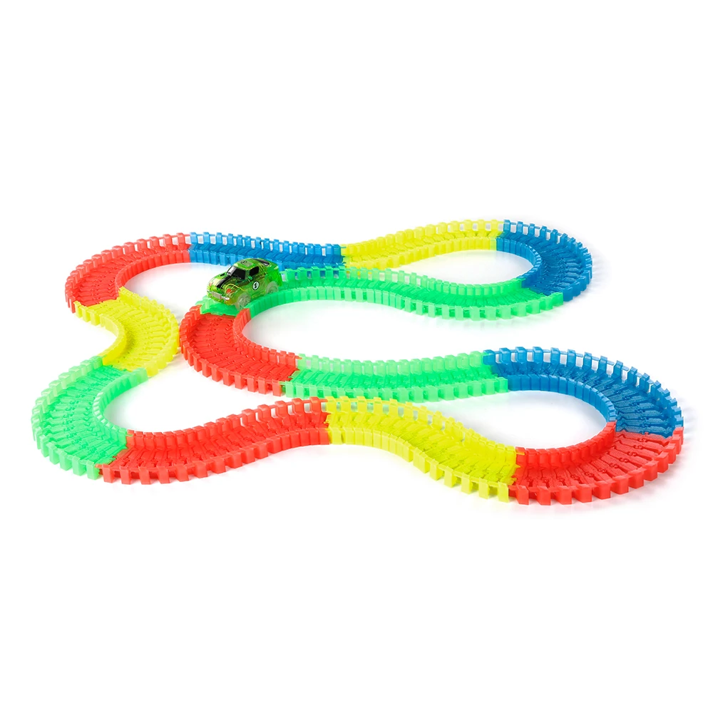 neon car track toy