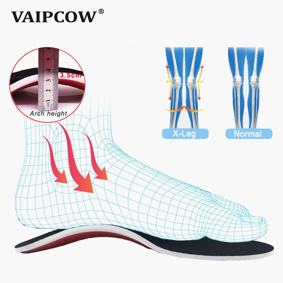 Comfortable Orthotics Insole for flat foot Orthopedic Insoles for Shoes insert Arch Support pad for plantar fasciitis