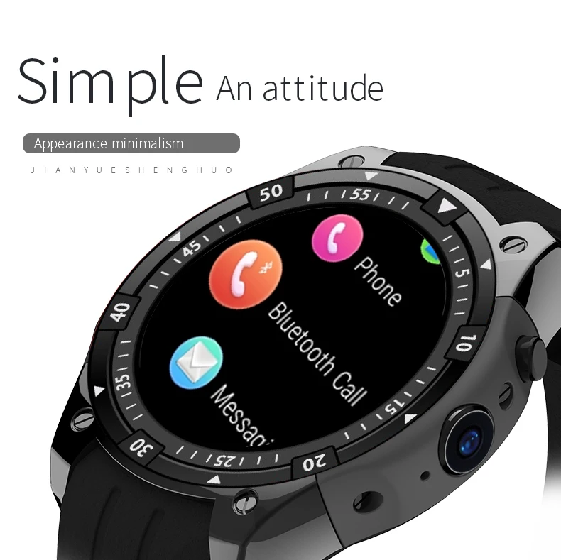 Slimy X100 Смарт-часы ОС Android 5,1 Smartwatch MTK6580 1,3 дюймов 3g наручные часы с SIM gps Wi-Fi 512 МБ/8G PK X200 KW88 KW99