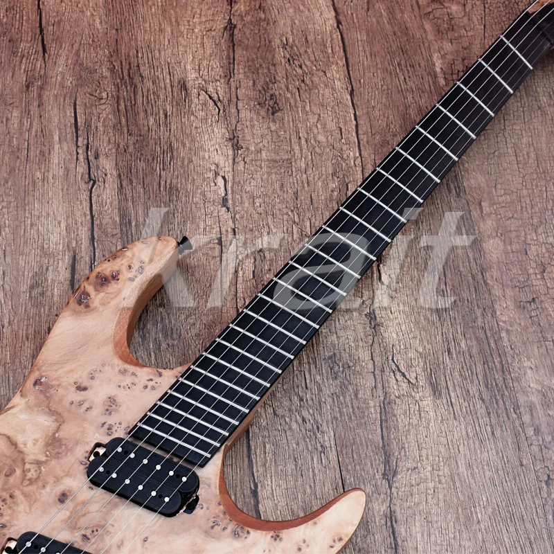 Krait fanned fret гитара 6 струнная электрогитара из красного дерева 5 шт. шеи