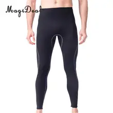 Hommes 3mm noir néoprène combinaison pantalon plongée sous-marine plongée en apnée surf natation pantalons chauds Leggings TightsFull Bodys taille S-XL