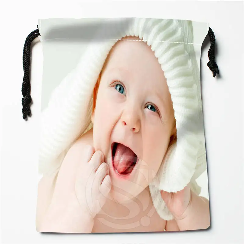 t h96 New Cute baby Custom Printed receive Bag Compression Type drawstring bags size 18X22cm 7
