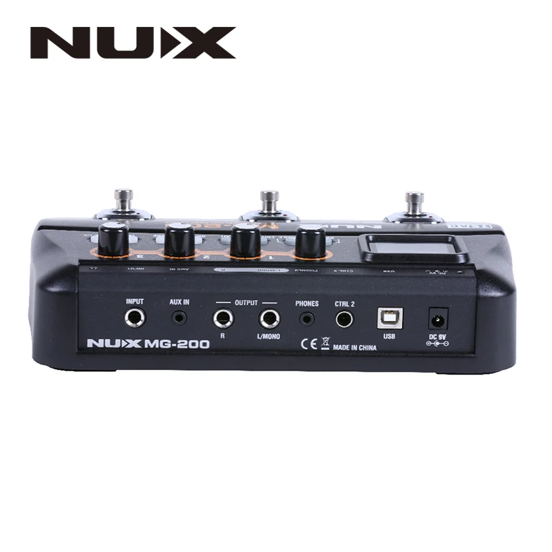 NUX MG-200 MG200 Гитарный процессор моделирования гитарный мульти-процессор эффектов с 55 эффектными моделями EU Plug