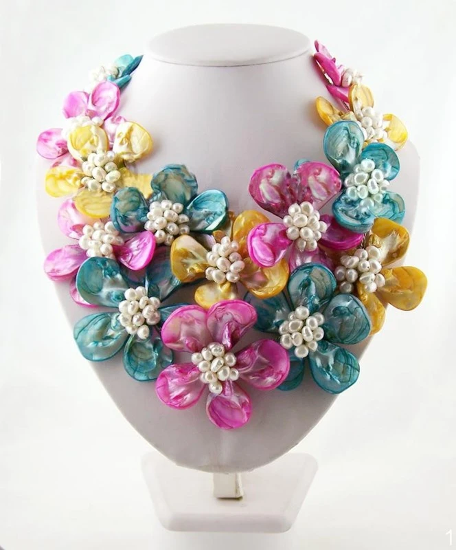 free shipping!!!2017 New Arrival Charming Handmade colorful Shell