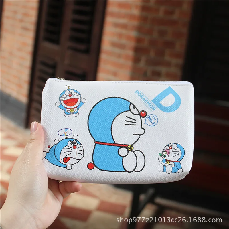 IVYYE 1 шт. синий Doraemon аниме PU Кошелек для монет Мультяшные мягкие сумки для мелочи кошелек для денег для хранения ключей детский подарок