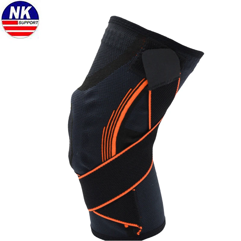 NK SUPPORT 1PCS Breathable Bandage Knee Brace for Running Cycling Men and Woman Thickening Kneepad Knee Pads
