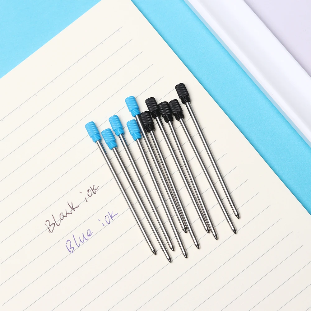 Refill Metal Ballpoint Pens Small Cartridge Pen Rod For Crystal Pens Ink Refills 