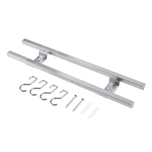 ABLA магнитный держатель для ножей 12 дюймов магнитный держатель для ножей настенный магнитный держатель для ножей из нержавеющей стали с 4 съемными крючками