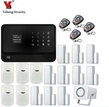 

Yobang Security WIFI GSM Alarm Wireless Alarm Smart App Smart Home Automation Alarm System with Independent Smart zone Function