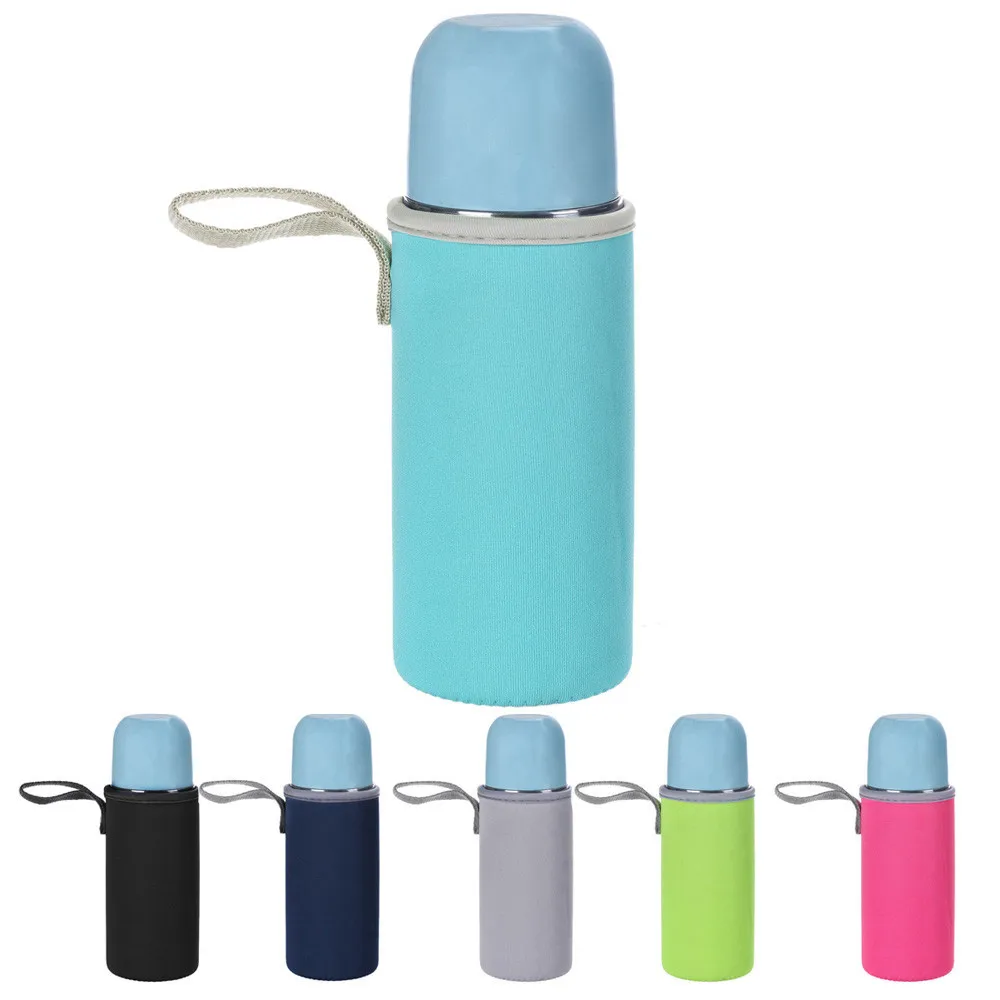 

C Water bottle cover Bag Cup thermos bottle portable covers Carrying Pouch Bag Neoprene Water Bottle Case Holder Carrier J23