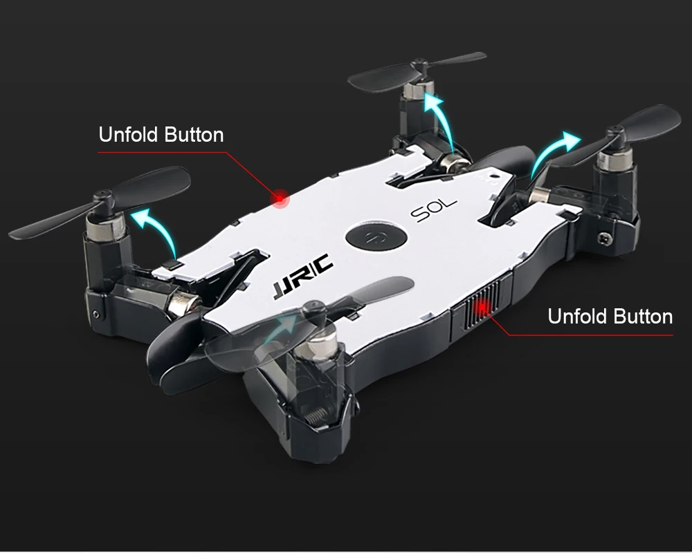 JJRC H49 H49WH SOL мини-Дрон с камерой селфи Дрон 720P Wifi FPV Квадрокоптер RC вертолет удержание высоты VS H37 Mini JJRC H47