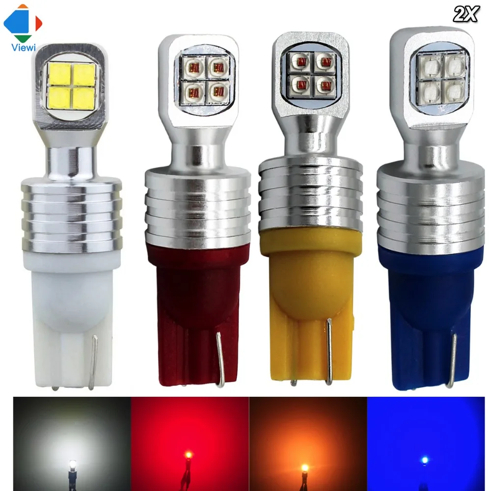 

Viewi 2X T10 W5W 12v super bright led car light 40W CREE Chip Dc 12 24 volt Auto Signal Lights Reading lighting white blue red