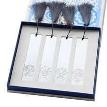 1 шт. классический китайский стиль маска Пекинской оперы металлические закладки из нержавеющей стали, чтобы отправить учителей и друзей, чтобы привести