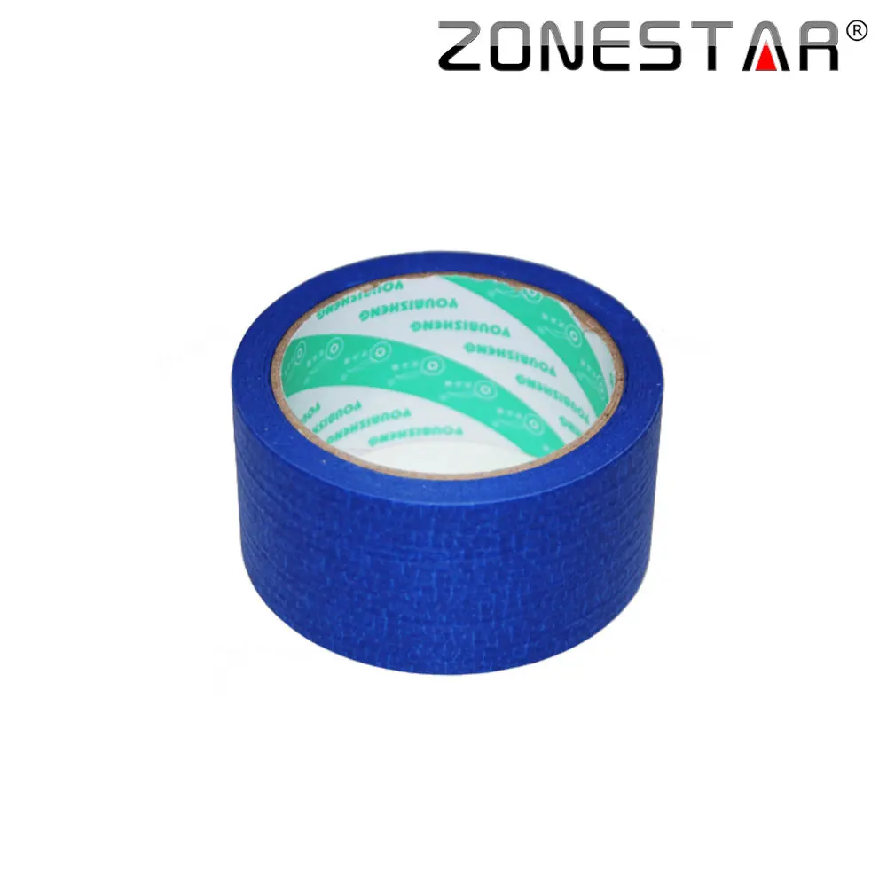 

Zonestar 3D Printer Blue Tape 50MM X 25M Blue Painters Tape Heat Tape Resistant High Temperature Polyimide Adhesive Tape