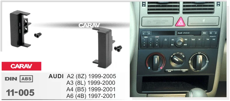 CARAV 11-005 Car Radio Installation Trim Fascia Panel
