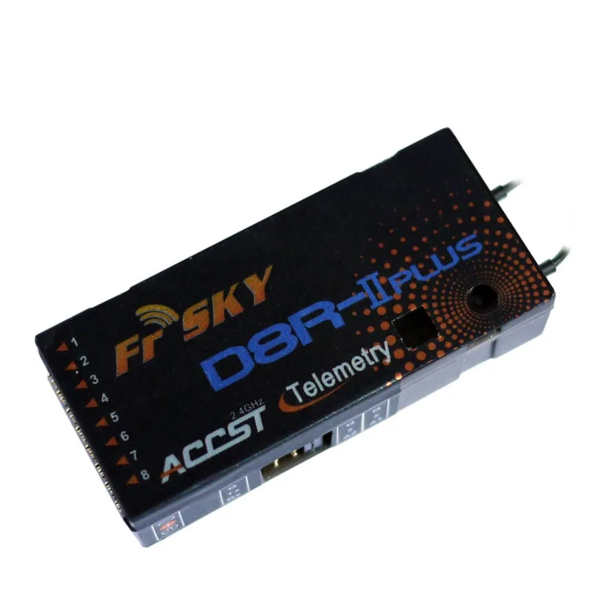 FrSky D8R двухсторонний 2,4G 8 канальный приемник D8R-II плюс со встроенной антенной FrSky DJT для модели RC