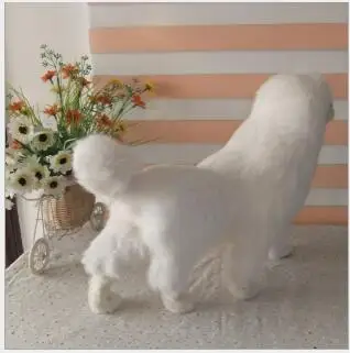  WYZHY simulation poodle birthday gift christmas gift interior decoration teaching home model decora - 32969021038