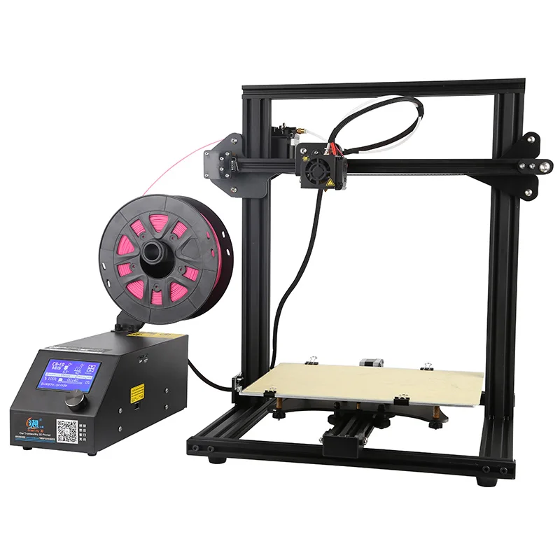 CR 10 мини 3D принтер DIY Набор легко собрать продолжение печати сбоя питания большой