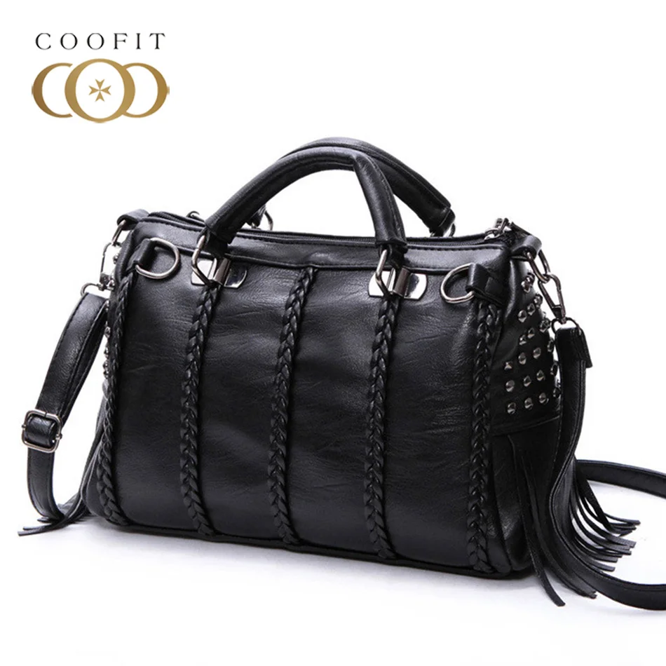 Coofit женская сумка с кисточками модная дизайнерская из искусственной кожи