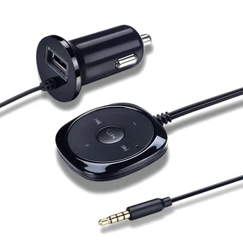 

Bluetooth Car Handsfree Speakerphone Bluetooth 2.1 with 5V 2.1A USB Car Charger for iPhone Mobile Smartphone
