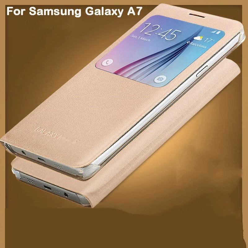 2017 теперь для Samsung Galaxy A7 A7000 случае volsys Бизнес Стиль посмотреть Windows Flip кожаный