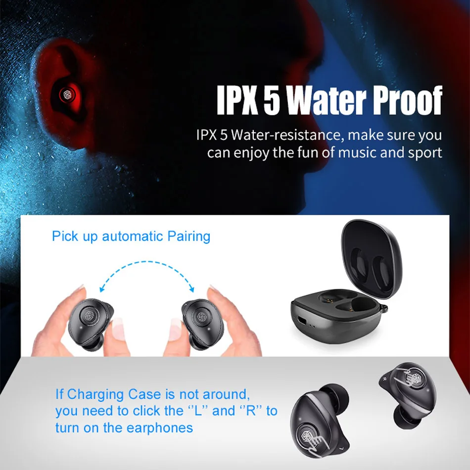 NILLKIN-True-Wireless-Earbuds-TWS-Bluetooth-5-0-earphone-IPX5-Sport-Headset-headphone-stereo-Auto-Pair (4)