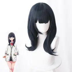 Takarada Rikka косплэй парик аниме SSSS. GRIDMAN ролевые игры 50 см Длинные Синтетические волосы