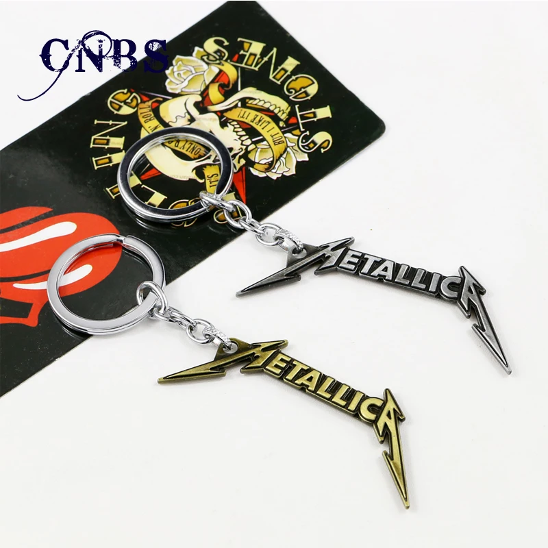 

Music Band Orchestra Metallica Keychain can Drop-shipping Metal Key Rings For Gift Chaveiro Key chain Jewelry for cars YS10841