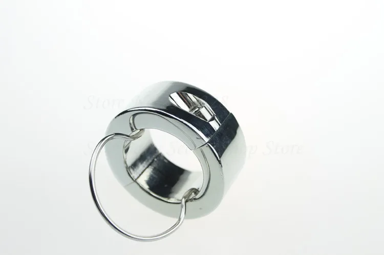 Metal Screw Locking Penis Rings,Scrotum Testicle Stretched Lock,Cock Ring,Cock Clamp,Adult Game Toys for Male Chastity Device