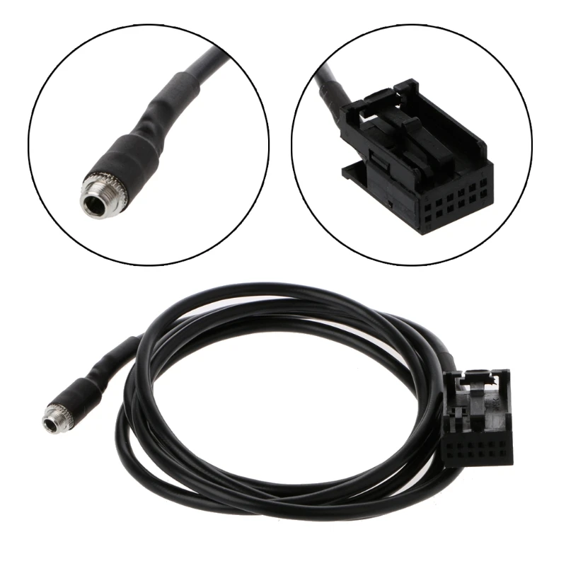 Авто 3,5 мм Женский AUX аудио музыкальный кабель адаптер для автомобиля стерео 6000CD 828 продвижение