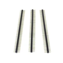 20 шт./лот штыревой разъем типа «папа» шаг 1,27 мм 40 Pin Мужской Однорядный контактный разъем полосы 1x40P