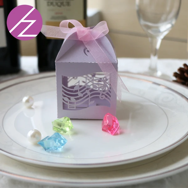 100pcs Lot Music Theme Party Laser Cut Note Wedding Favor 100pcs Lot Music Theme Party Laser Cut Note Wedding Favor Bo Candy Box