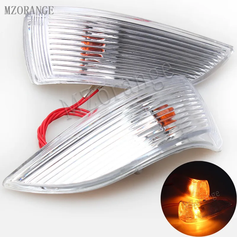 

MZORANGE 2PCS LED turn Signal Light Rearview Mirror Lamp For Hyundai Elantra 2011 2010 I30 2009 MOINCA Sonata Left and Right